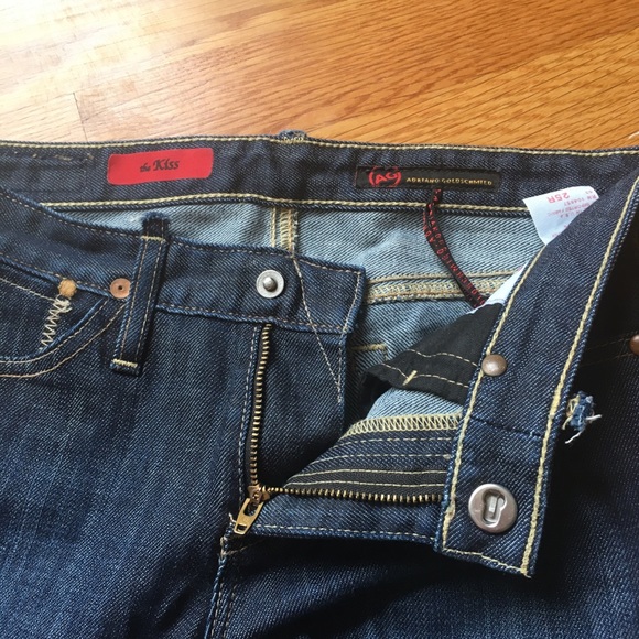 AG Adriano Goldschmied Dark Wash The Kiss Straight - Picture 8 of 11